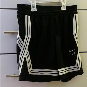 Nike Fly Black Shorts with White Stripes